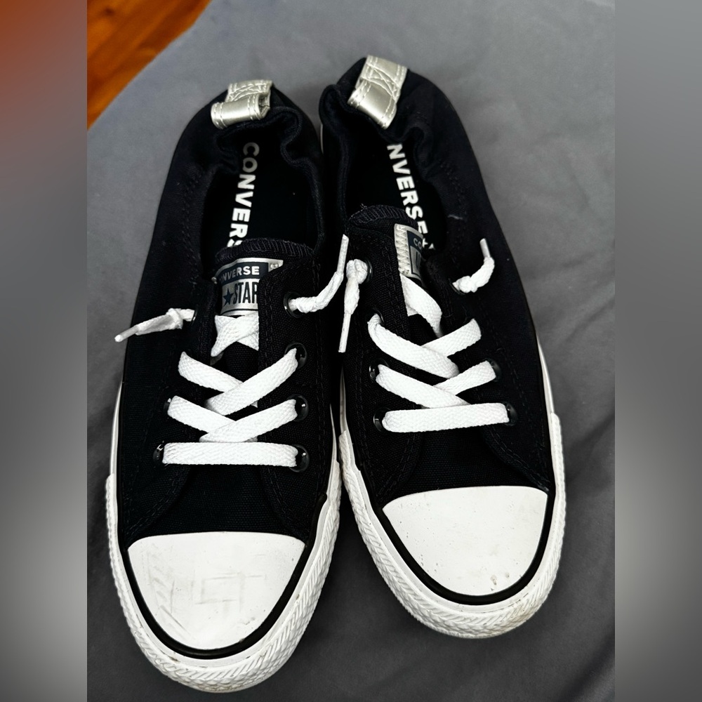 Converse Classic Black and White Canvas Shoes